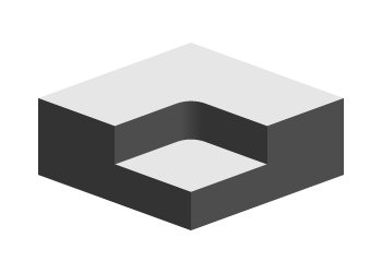 Radius edged milling service