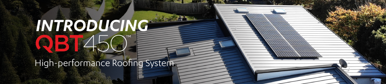 QBT450 roofing system