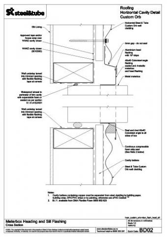 Meterbox Heading and Sill Flashing | steel&tube rain bird esp rzx wiring diagram 